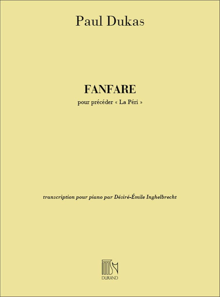 Fanfare De La Peri Piano